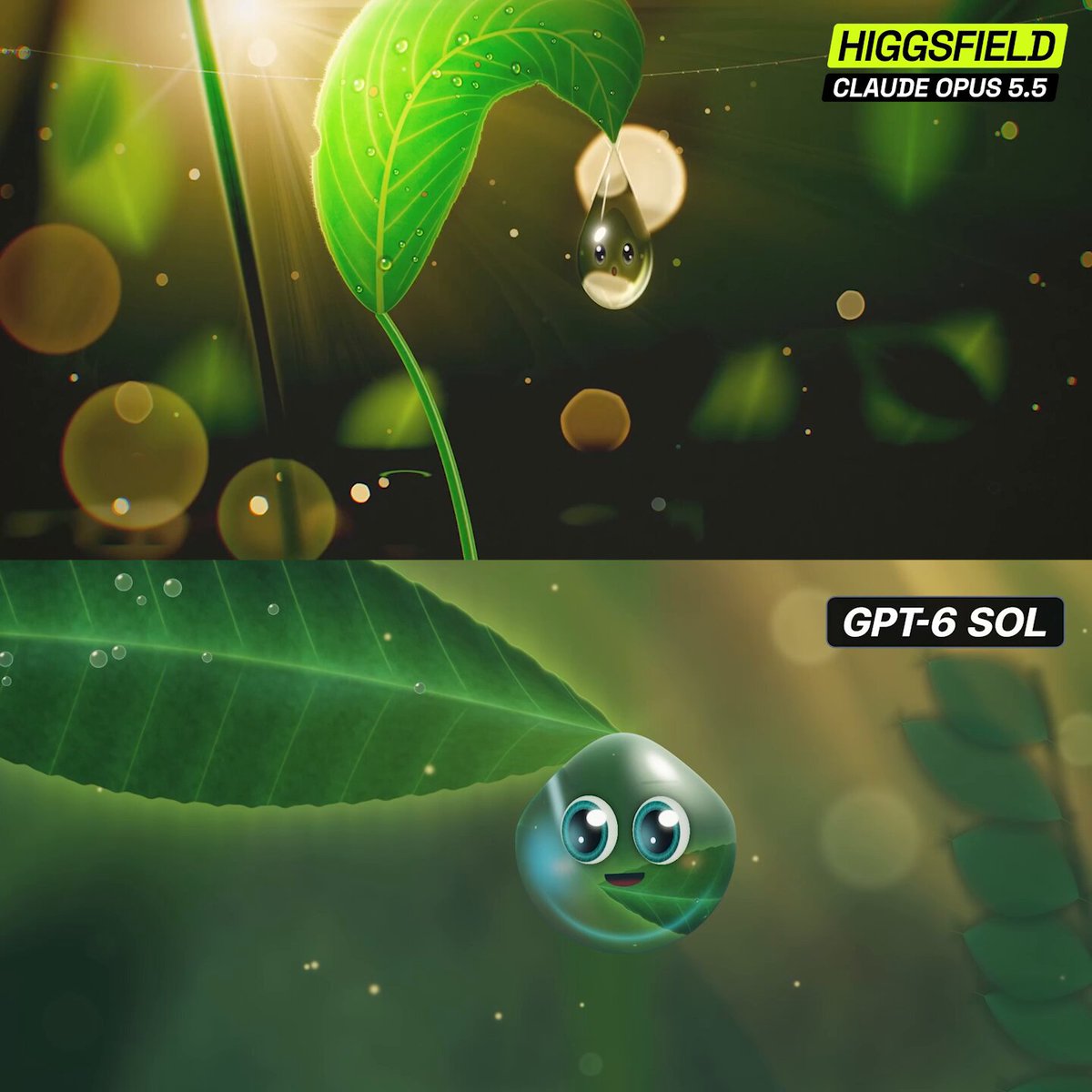 Seamless coded water-cycle animation
