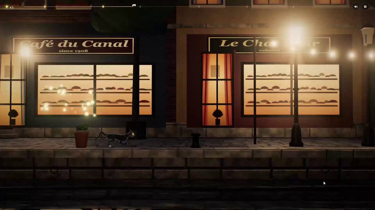 CatWalk: A 3D Side-Scrolling Cat Game Set in a Nighttime City